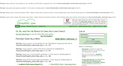 Desktop Screenshot of chinohills.com